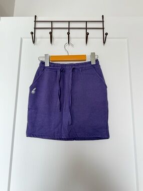 Purple SweatSkirt with Pockets